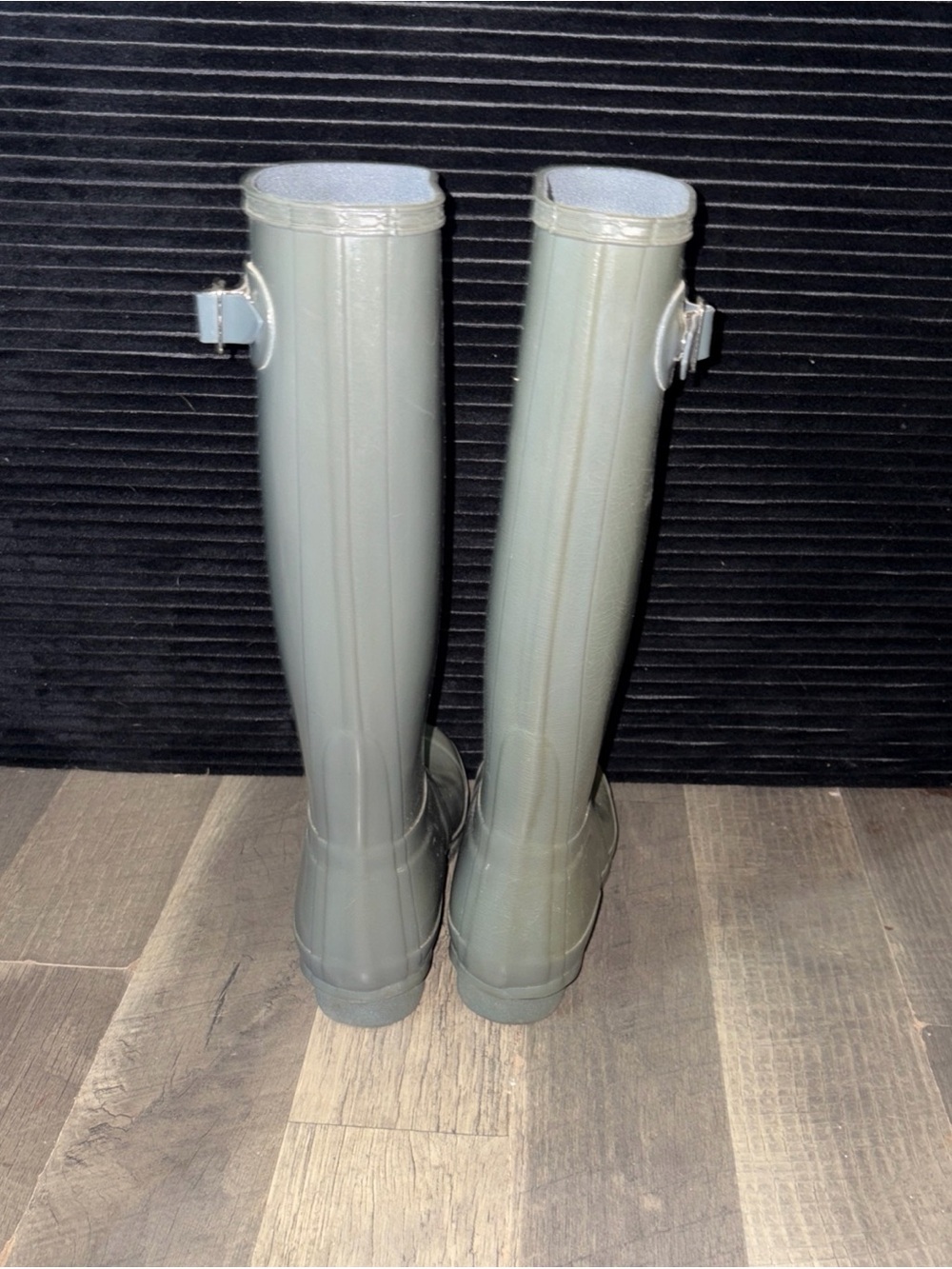 Hunter Original Tall Womens Size 5 Green Outdoor Waterproof Knee High Rain Boots - Picture 7 of 7
